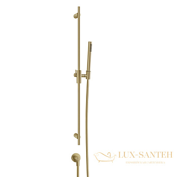 душевой гарнитур gessi habito unito 70042.727, brass brushed pvd