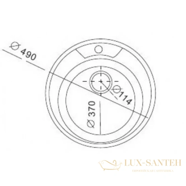 кухонная мойка seaman eco wien swt-490-gold polish.a, золотой