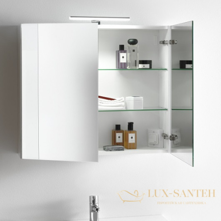 зеркальный шкаф laufen base 4.0285.2.110.261.1 1000х700 мм, белый глянцевый 