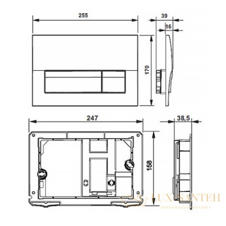 комплект унитаз с инсталляцией laufen pro new z.ru93.0.761.6, белый 