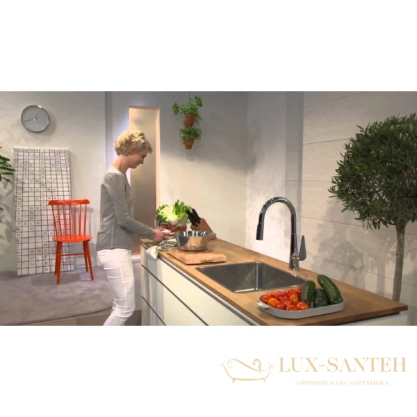 смеситель hansgrohe talis s 72813000 для кухонной мойки