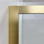 душевая перегородка rgw walk in 32101212-16 wa-12g 120, профиль золото, стекло прозрачное