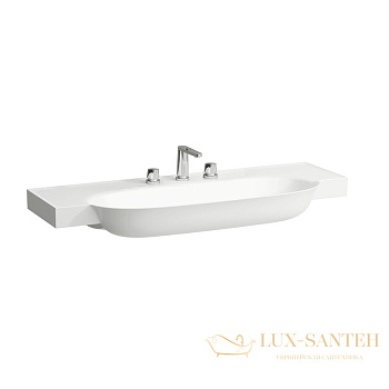 раковина laufen the new classic 8.1385.8.400.158.1 подвесная 120 см, белый глянцевый