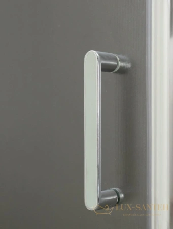 душевая дверь belbagno uno-bf-1 uno-bf-1-150-p-cr 150 см, стекло рифленое