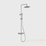 душевая система для душа aquame aqm8006cr, с термостатом, хром