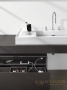 раковина laufen kartell by 8.1033.9.400.158.1 универсальная 90 см, белый глянцевый