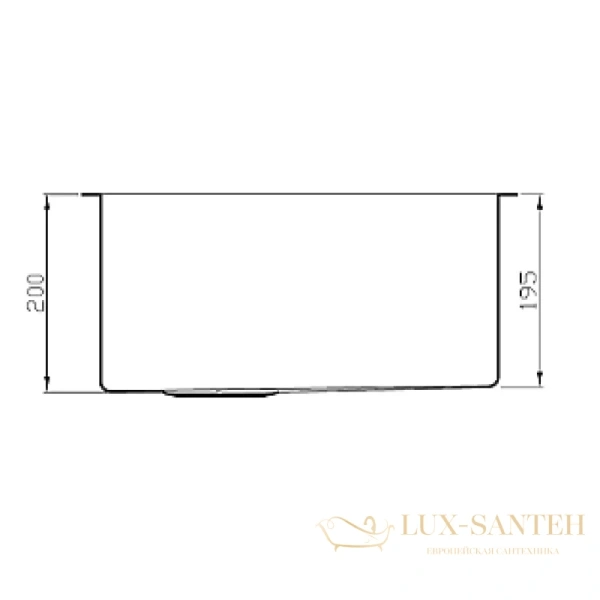 кухонная мойка seaman eco marino sme-490.a, нержавеющая сталь