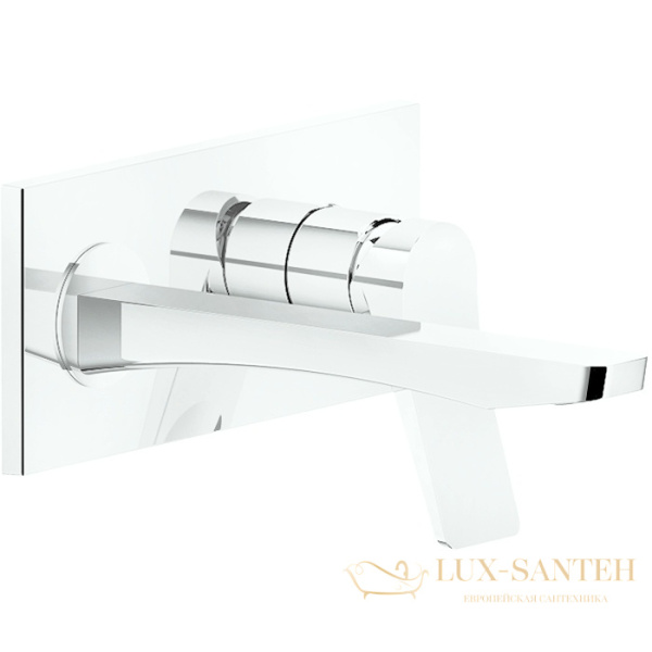 встраиваемый смеситель gessi rilievo 59089.279 для раковины, внешняя часть, white cn