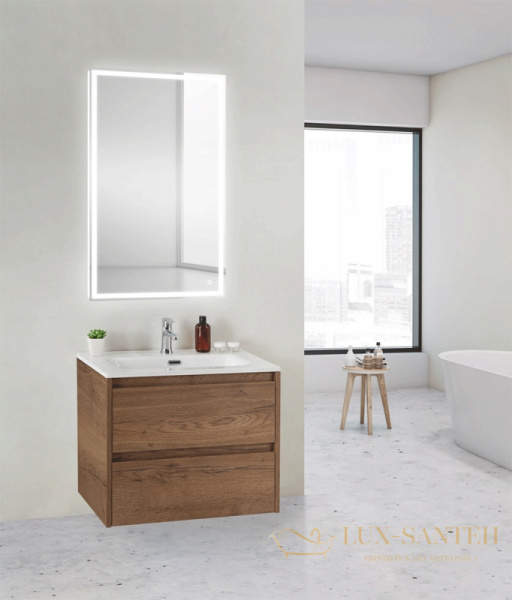 тумба под раковину belbagno kraft 39 kraft 39-700/390-2c-so-rt подвесная, rovere tabacco