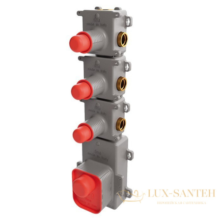 встраиваемая часть fima carlo frattini fimathermbox f2463m, механическое управление, на 3 выхода