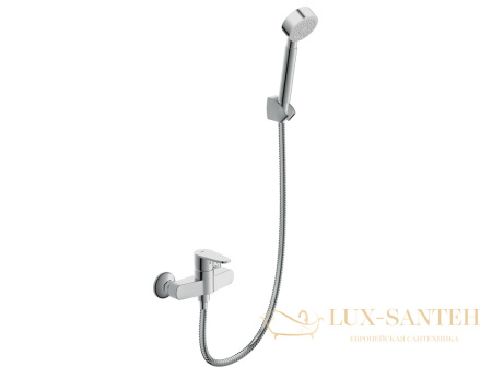 смеситель cersanit cari для душа с душевой лейкой, 63029, хром