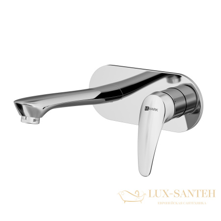 смеситель для раковины встраиваемый lemark linara lm0426c,  хром