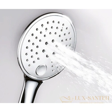 душевой комплект wasserkraft dinkel a175868 250 мм, хром