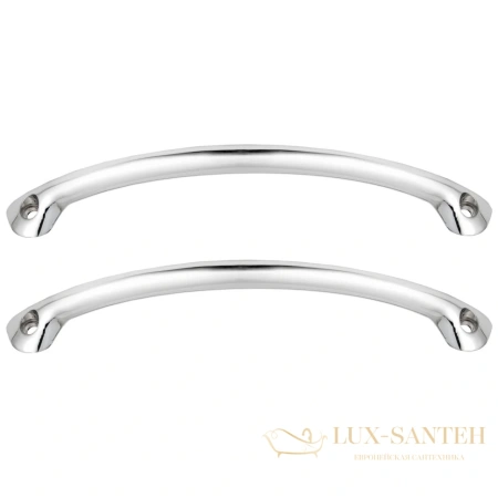 ручки dlr000003 для чугунных ванн дугообразные delice серия elite (комплект 2 шт), хром