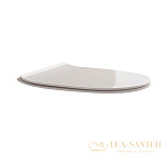 Сиденье для унитаза Scarabeo Glam/Moon 5535/B, белый глянцевый