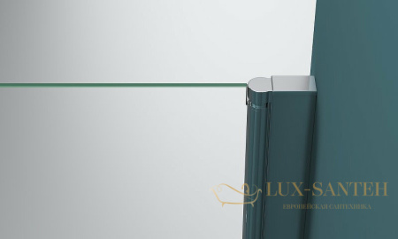 душевая дверь belbagno etna etna-b-11-30+80-c-cr 110 см профиль хром, стекло прозрачное 