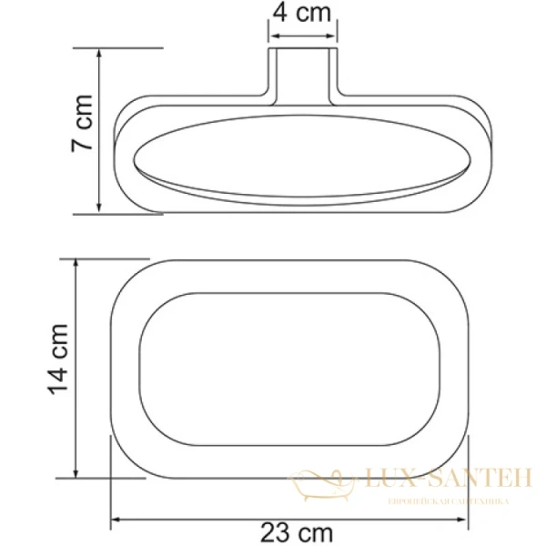 полотенцедержатель-кольцо wasserkraft kammel k-8360, хром