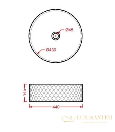 раковина artceram rombo osl009 05 00 накладная 44 см, белый матовый