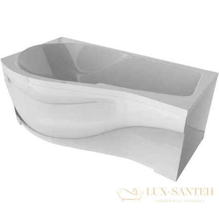акриловая ванна timo vino vino1590l 150x90 см, белый