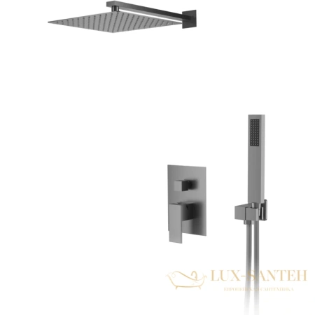 душевая система для душа d&k bayern.liszt da1515706a04 встраиваемая, серый графит