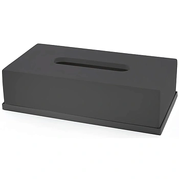 контейнер для бумажных салфеток 3sc mood deluxe mdn70ano, черный матовый