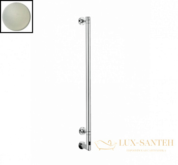 полотенцесушитель электрический margaroli arcobaleno 616 box 616bnb-900, высота 90 см, ширина 15 см, никель матовый