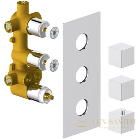 душевой комплект timo tetra-thermo sx-0199/00sm, хром