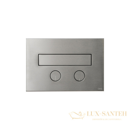 панель смыва cea design hydroplate,  с гидроёршиком для очистки унитаза, нержавеющая сталь, сатин pla14s