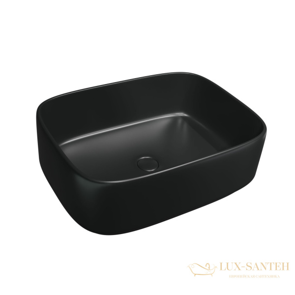 раковина накладная charus torello 700-052b, 400*300*140 мм, черный матовый