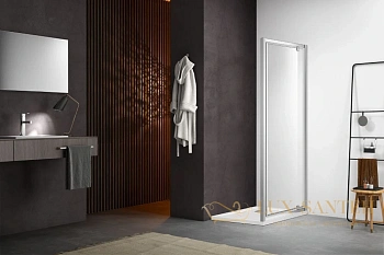 душевая дверь aquatek aqnaa6211-100 , распашная 1000x2000, хром