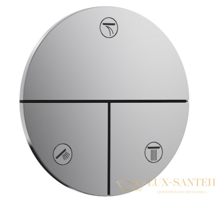 переключатель потоков hansgrohe showerselect comfort s 15558000, на 3 выхода, хром
