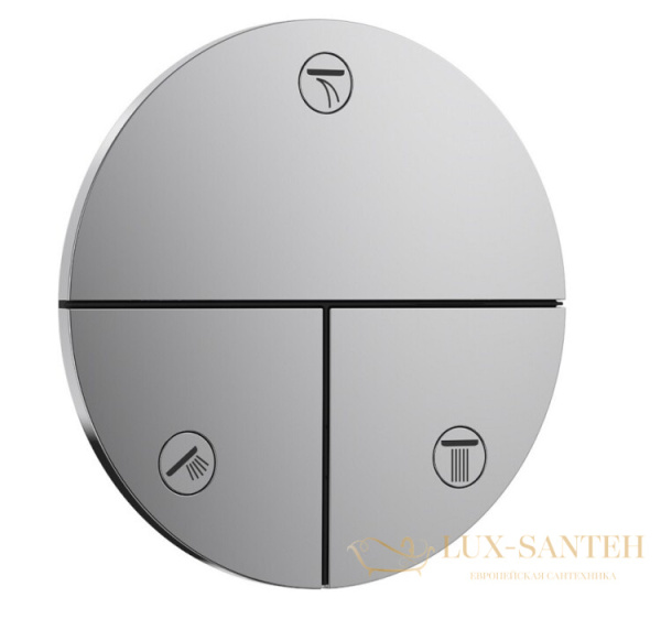 переключатель потоков hansgrohe showerselect comfort s 15558000, на 3 выхода, хром