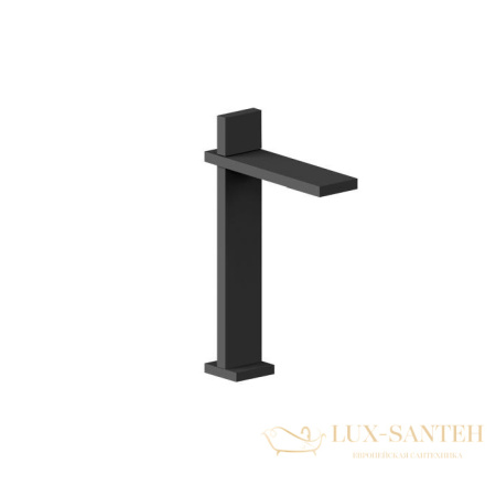 смеситель для раковины fantini ak/25, 48 p5 t006wf, без донного клапана, излив 135мм, matt gun metal pvd