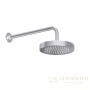 верхний душ gessi inciso 58185.149 218 мм, finox brushed nickel