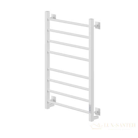 полотенцесушитель электрический кабельный ника step-3 80/50 ral9016 белый матовый u