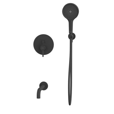 термостатическая система для ванны скрытого монтажа whitecross y, yset06topbl, черный матовый