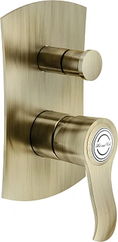 смеситель для ванны nobili, si98100/ebr (внешняя часть), цвет бронза