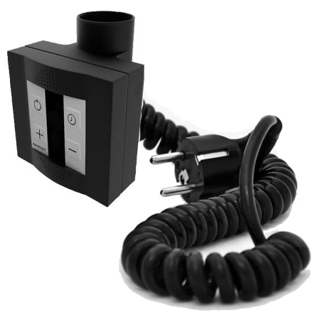 комплект блок управления ktx 4 u черный, спиральный кабель с вилкой
