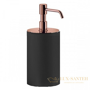 дозатор gessi rilievo 59538.030 настольный, copper pvd/черный