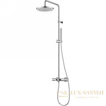 душевая система cezares eco eco-cd-t-01 с термостатом, хром