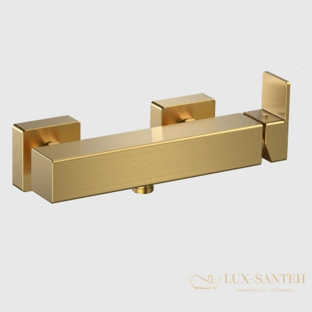 смеситель для душа aquame savona aqm6813bg, золото брашированное