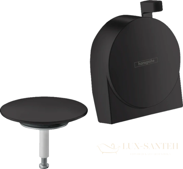 излив на ванну hansgrohe exafill s с набором для слива и перелива (внешняя часть) матовый черный (58117670)