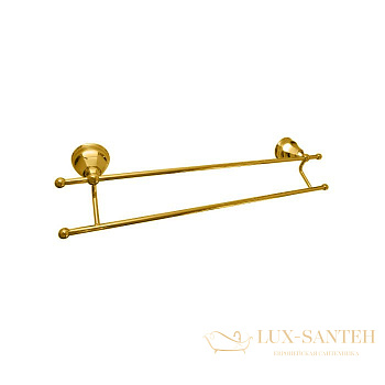nicolazzi teide, 1498go05, полотенцедржатель двойной 63см., подвесной, цвет золото