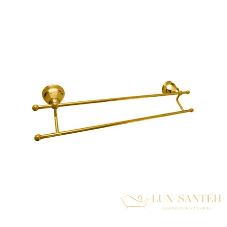 nicolazzi teide, 1498go05, полотенцедржатель двойной 63см., подвесной, цвет золото