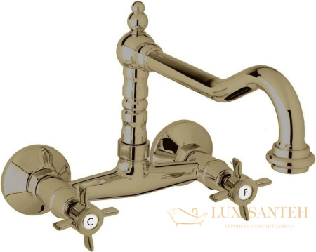 смеситель cezares lord lord-llp-02 для кухни, бронза
