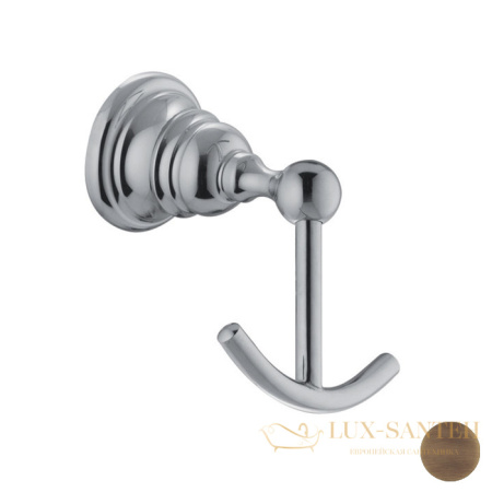 крючок двойной fima carlo frattini victory, f6064/2br, бронза