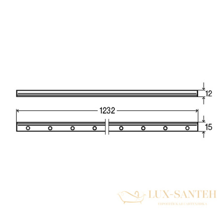окантовка для плитки viega advantix vario 761974, нержавеющая сталь матовая