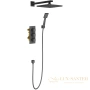 душевой комплект timo tetra-thermo sx-0179/03sm 230 мм, черный