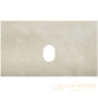 столешница под раковину belbagno kep-80-mco-w0 80 см, marmo crema opaco