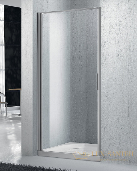 душевая дверь belbagno sela sela-b-1-90-c-cr 90 см профиль хром, стекло прозрачное
